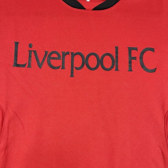 Liverpool FC Jersey Mens Large Red Black Official Licensed Fan Based LFC EPL - Picture 3 of 8